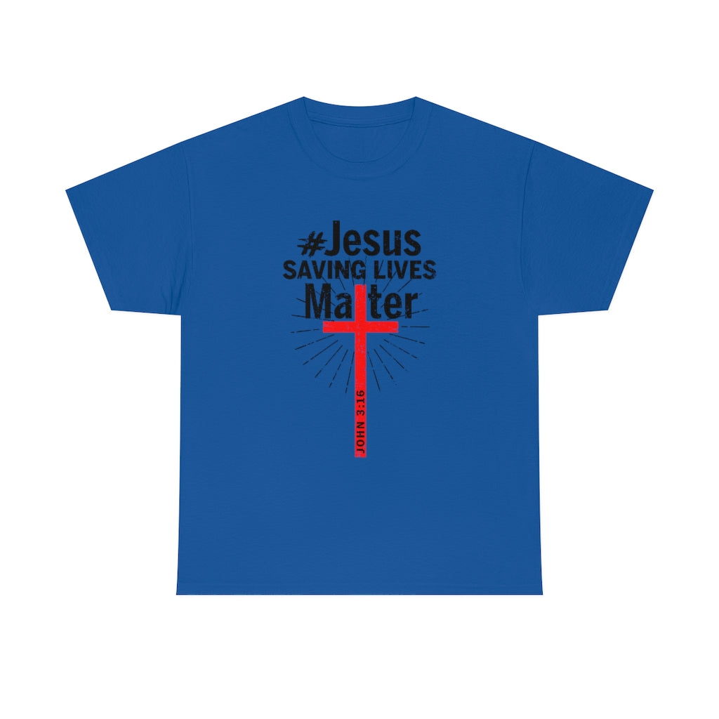 JSLM Cross Unisex Heavy Cotton Tee