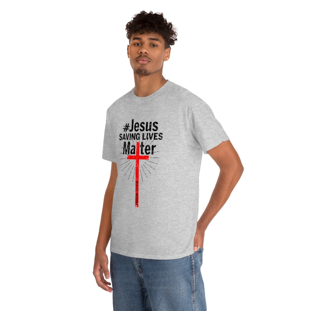 JSLM Cross Unisex Heavy Cotton Tee