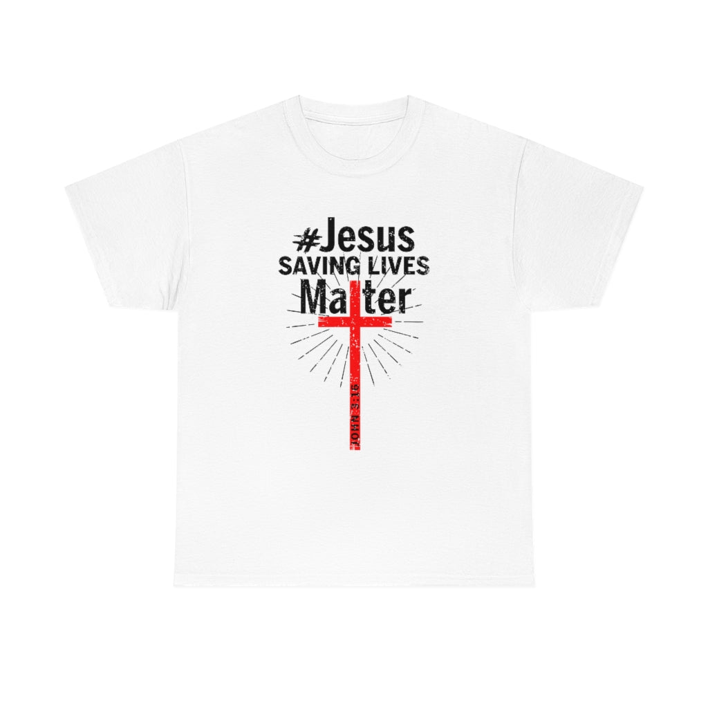 JSLM Cross Unisex Heavy Cotton Tee