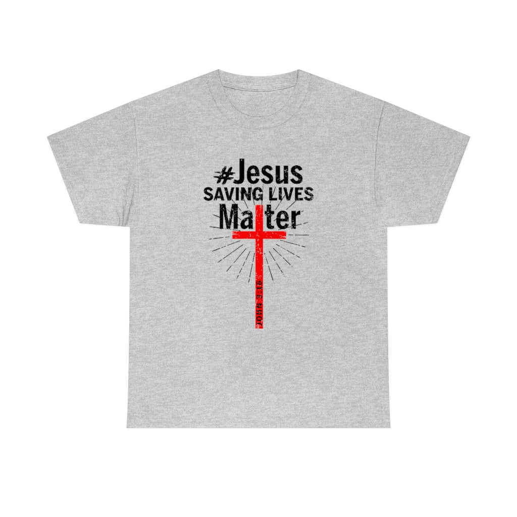 JSLM Cross Unisex Heavy Cotton Tee