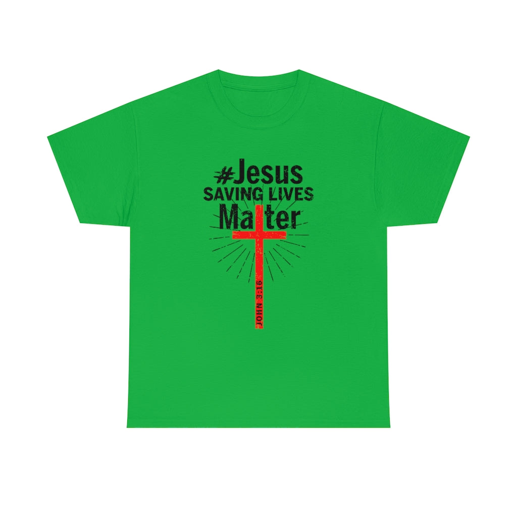 JSLM Cross Unisex Heavy Cotton Tee